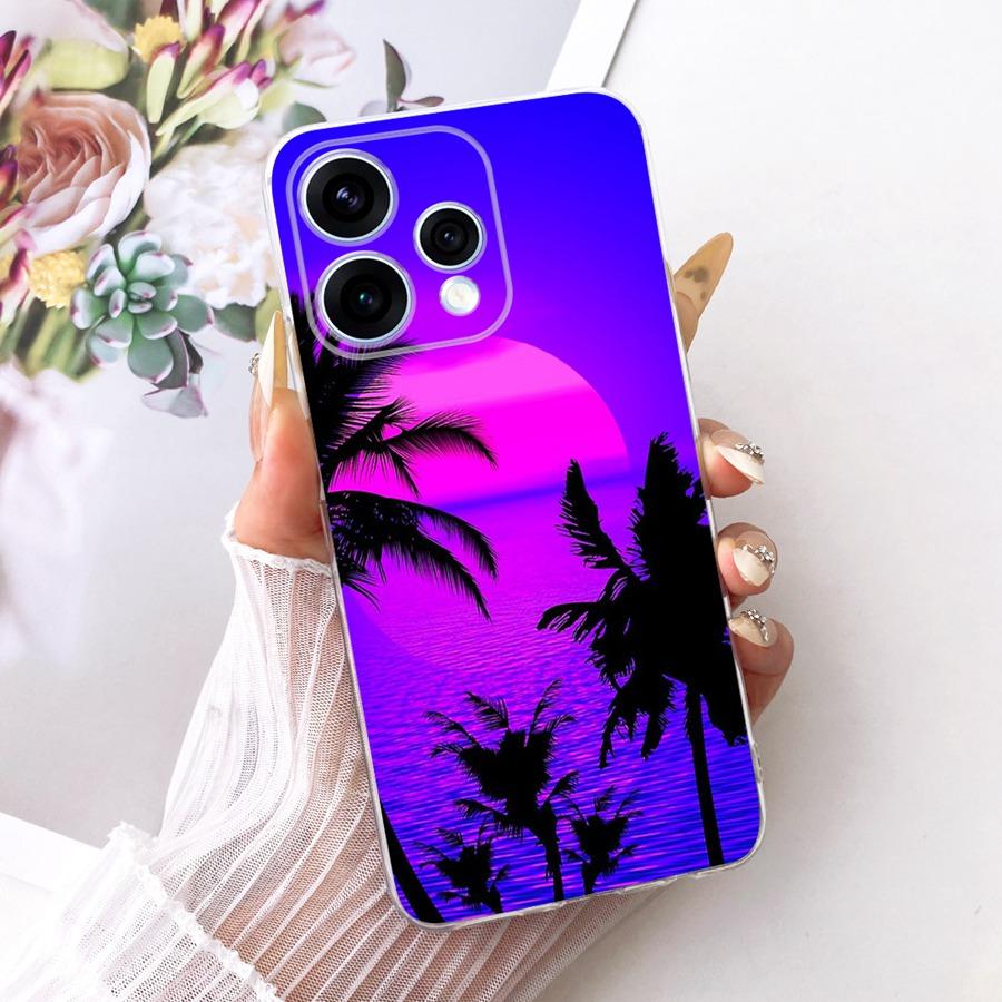 For OPPO Reno15 Reno 15F Case Cute Cat Painted TPU  Phone Case for OPPO Reno15 F Reno 15 CPH2825 Protective Soft Silicone Capa