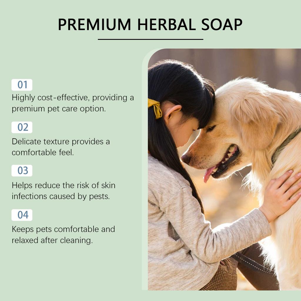 Pet Cleaning Soap Keeps Them Fresh, Nourishes And Cleans Them, Giving It A Lustrous Appearance With Gentle Ingredients.
