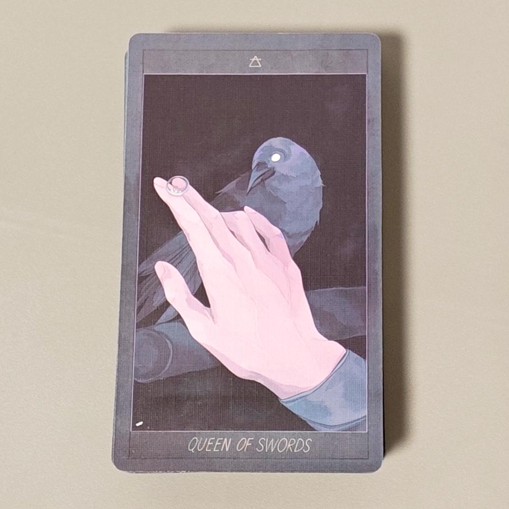 Honey and Lavender Tarot 12*7cm in Rigid Box Fairy Tale and Fantasy Deck 78 Cards Printed on 350GSM Double-embossed Cardstock