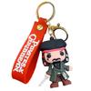 Cute Pirate Captain Keychain Figurine Decorative Accessory For Bags And Keys