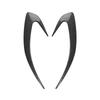 Rear Bumper Side Air Vent Trims Cover For Mazda MX-5 Miata ND 2016-25 Carbon Fiber Look/Gloss Black Boot Spoiler Splitter Canard