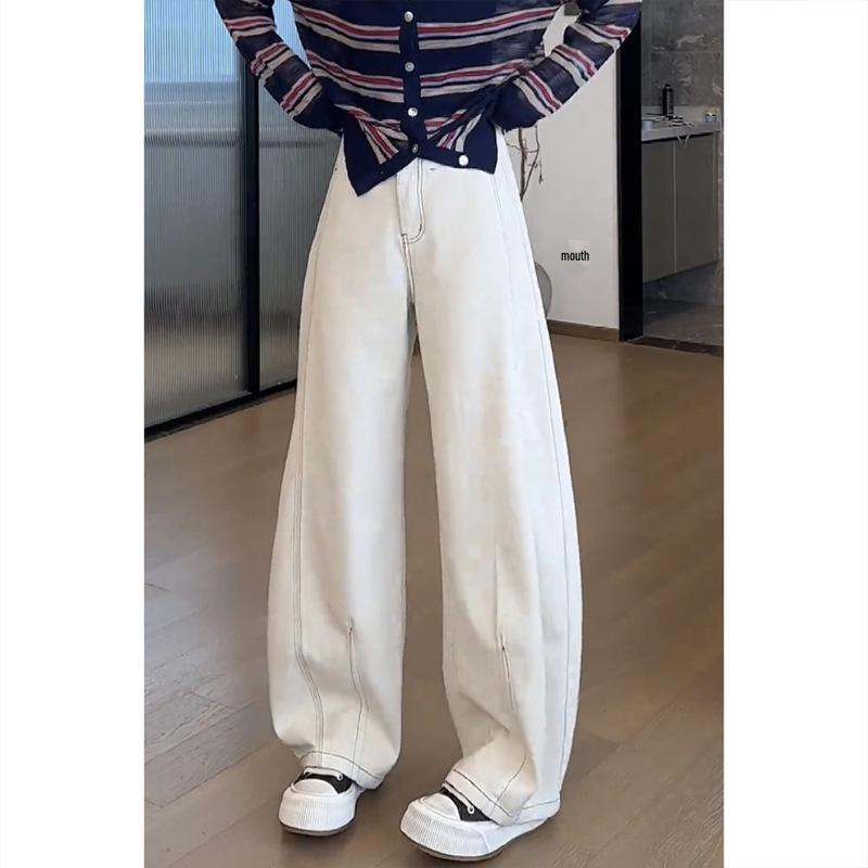 Plus Size Women's Fleece Lined Wide Leg Jeans - Winter 2024 Edition