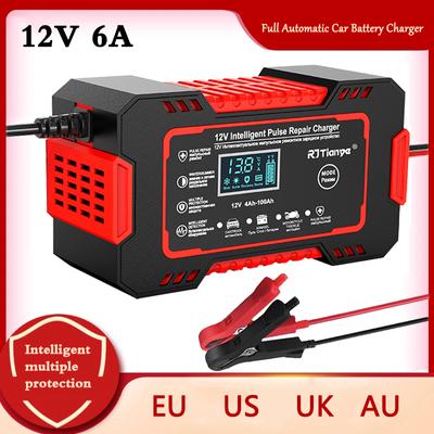 Car Charger Automotive Battery Charger Portable Battery Chargers Smart Fast Charging 12V Motorcycle Chargers