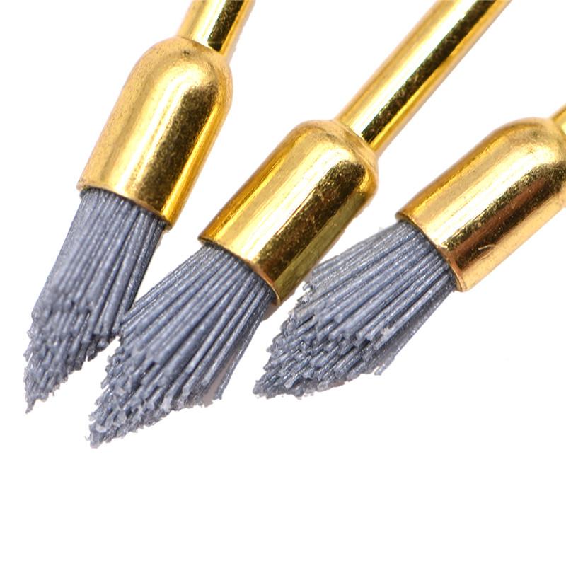 10 Stück Dental-Polierbürste, scharfer Kopf, Zähne, Prophy-Bürsten, Siliziumkarbid-Material