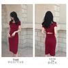Korean Style Sexy Mid-Length Slit Backless Dress - Polyester Fiber