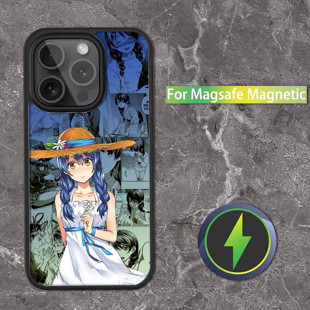 

S-Shokugeki no S-Souma Phone Case For iPhone 17,16,15,14,13,12,11,Pro,Max,Plus,Mini,SE Magsafe Magnetic Wireless Charging iPhone14