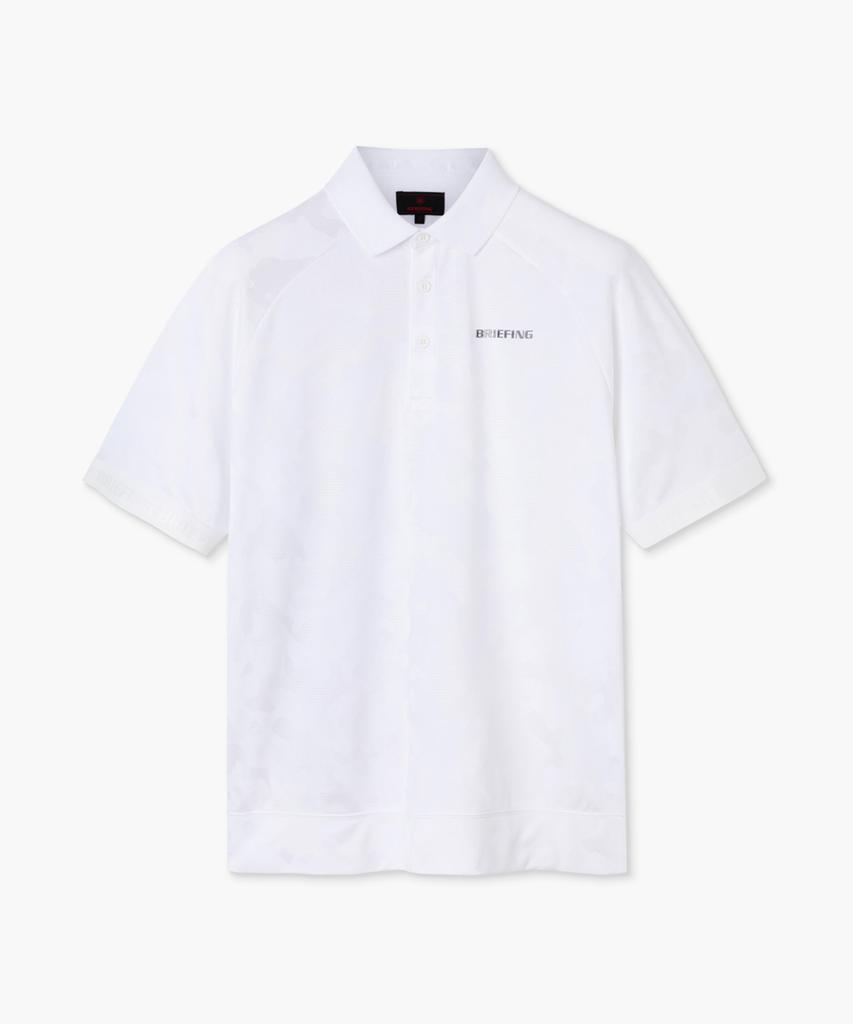 Beulipinggolpeu Men'S Camo Jacquard Polo_White