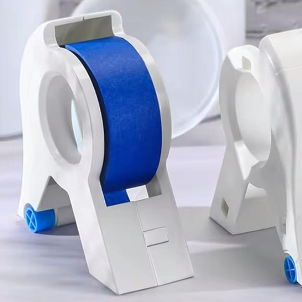 Zestaw aplikatora taśmy malarskiej maskującej i 5 rolek niebieskiej taśmy malarskiej do maskowania okien, drzwi, szafek