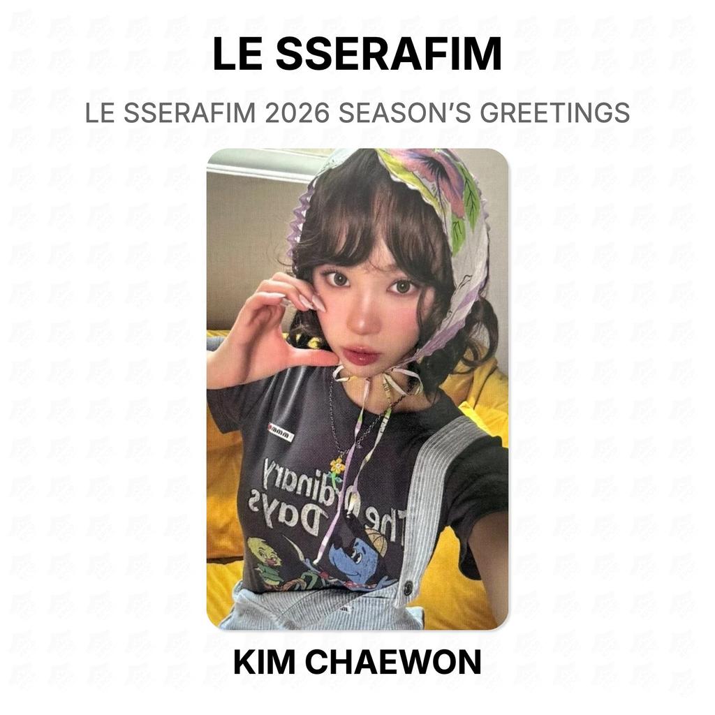 LE SSERAFIM 2026 SEASON’S GREETINGS Official Photocard