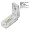 Portable Pill Cutter with 2-In-1 Multi-purpose 46026 Pill Splitter 46024 46025 Storage Compartment Cutting Tools Travel