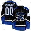 Custom Name Team Suits Gradient Graffiti Colorful Vintage Retro Breathable Pullover 3DPrint Casual V-Neck Hockey Jersey Shirts R