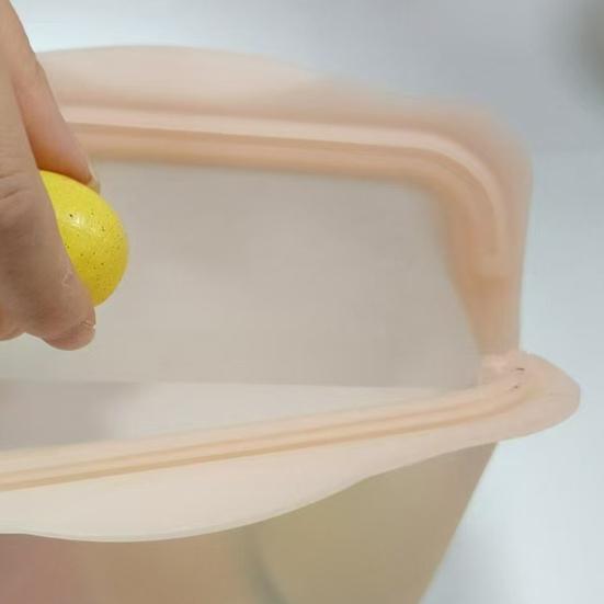 Silicone Storage Bag Leak-Proof Upright Freezer Bag Prevent Odor Transfer Bag Reusable Thick Tear-Resistant Food Storage Bag