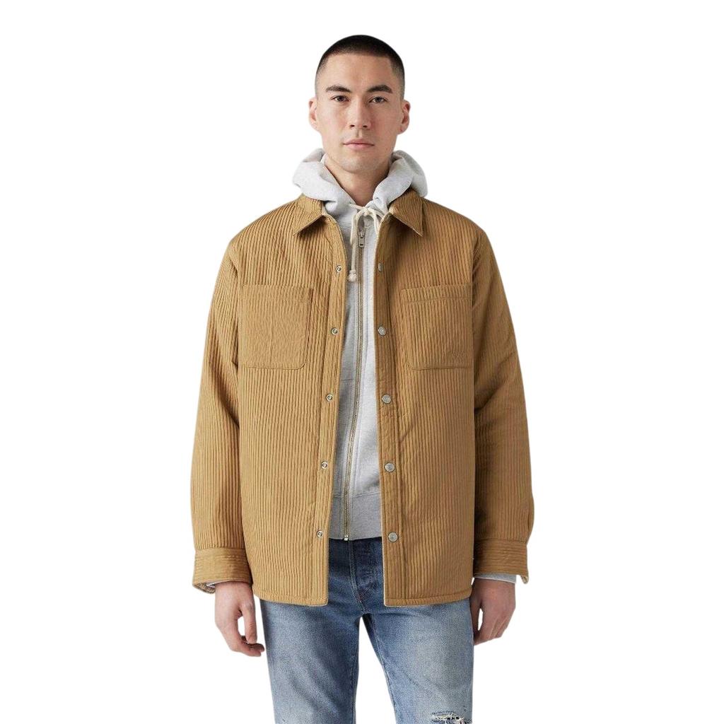 Levis Mens Bryant Patterned Corduroy Overshirt