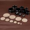 10 Stück/Set runde Lederlochstanzschablone, DIY-Lederschneideform-Set, Stahlmaterial DIY-Lederhandwerk-Stanzform