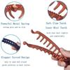 6 Pieces Large Hair Clips Banana Barrettes Fish Clips For Long Hair Comb Fish