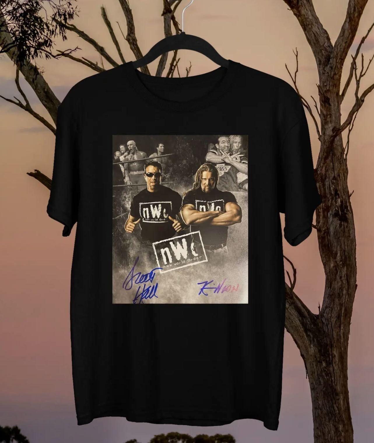 26 Scott Hall Razor Ramon Kevin Nash Shirt Signature Black Unisex S-5XL Unisex T-Shirt M