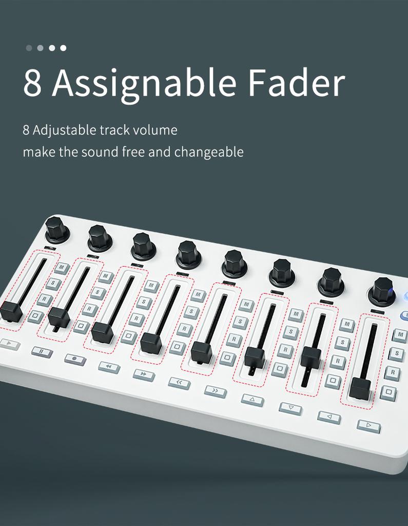 SMC-Mixer W/ Multi-Device Support | Studio & Live Wireless Mixer Controller | Rechargeable MIDI Hub for Electroacoustic I