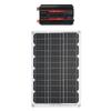 Solar Panel System with Color Display Dual USB4.2A 18W18V Solar Panel 30A12V 24V Solar Controller Inverter for Camping