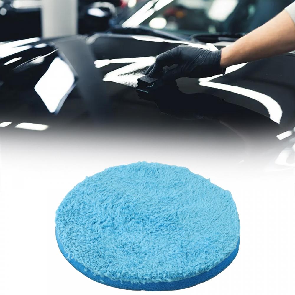 Polishing Pad Microfiber Sponge Polishing Plated Buffing Cleaning Accessory