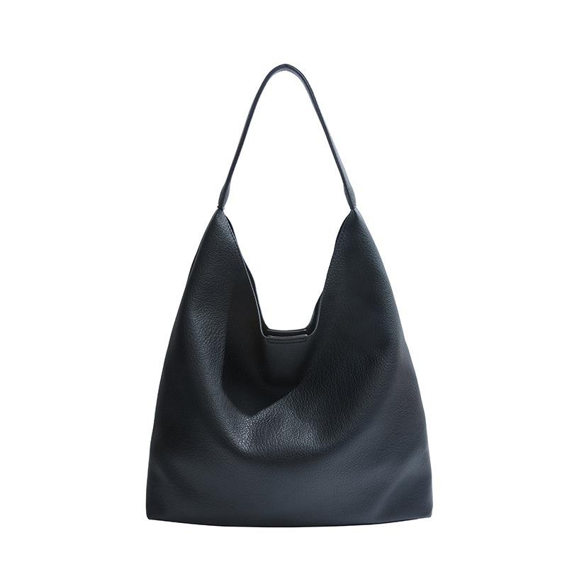 Lazy Wind Bag Women's Large-capacity New Autumn and Winter Versatile Simple Shoulder Bag Commuter Tote Bag