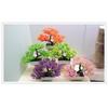 Artificial Bonsai Pine Decor, Multicolor Plastic Fake Potted Plant for Table Home Decoration