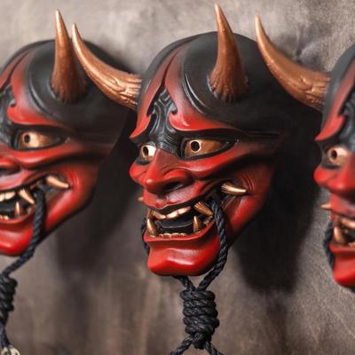 Japanese Assassin Mask Halloween Creepy Face Mask Latex Cosplay Party Props