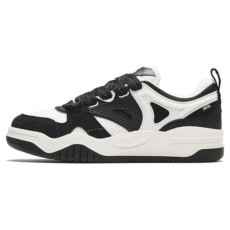 

new Anta Sea Salt Slip Resistant Cushioning Low Top Skateboard Shoes Men s Black 39