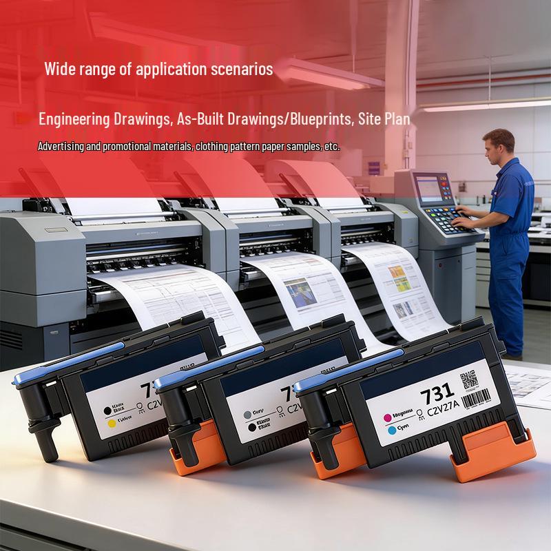 Compatible HP731 Printhead Nozzle for HP T1700/T1708 Wide-Format Inkjet Printers