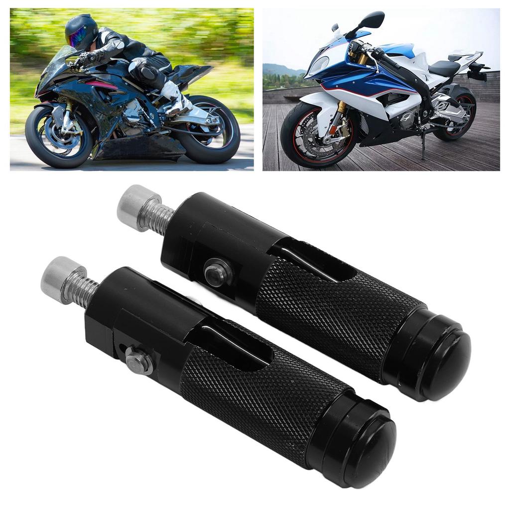 Motorcycle Folding Aluminum Alloy Foot Rest Pedal Replacement Footrest