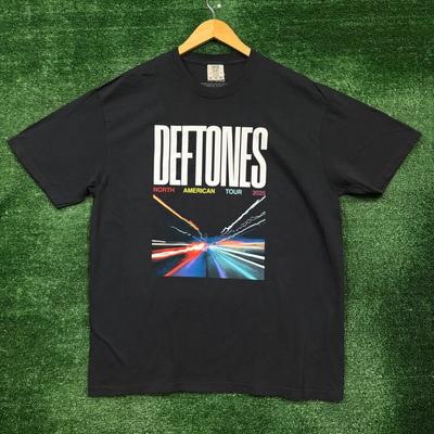 T-shirt Deftones Tournée Nord-Américaine Groupe Nu Metal Taille Extra Large