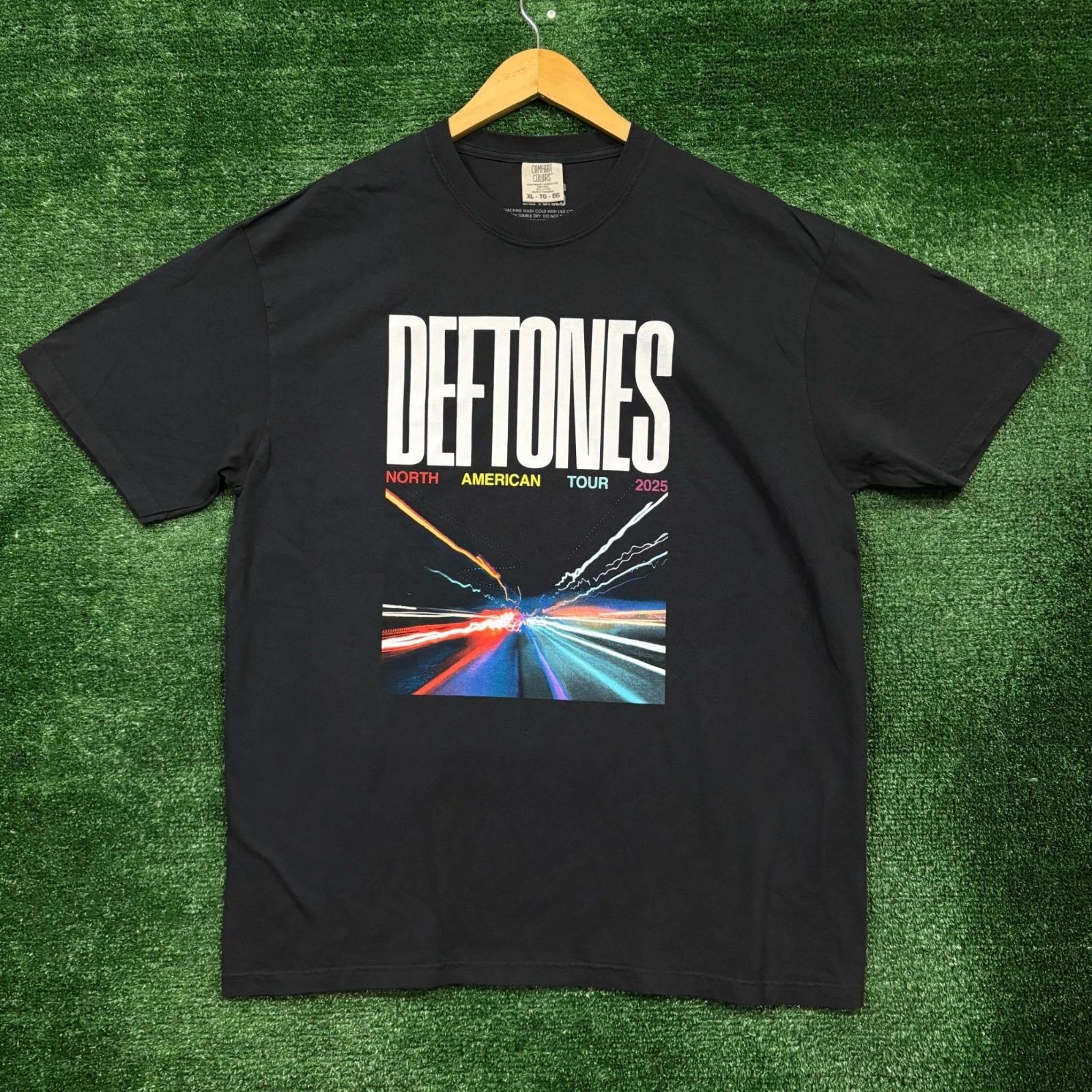 Deftones North American Tour Nu Metal Band T-shirt Size Extra Large 2XL