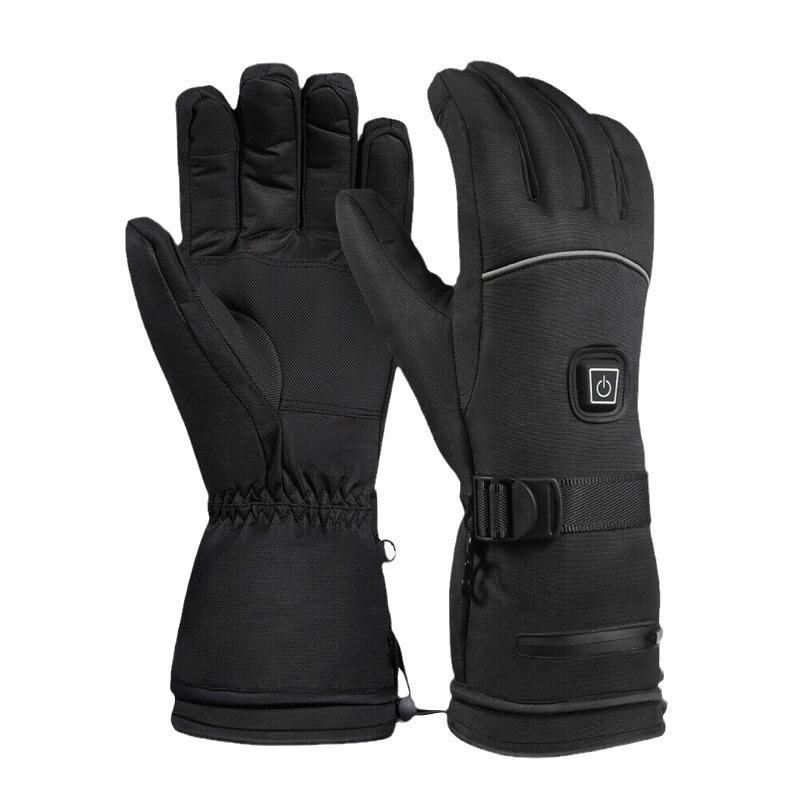 Winter Heated Touchscreen Cycling & Skiing Gloves: Thick, Warm, Electric Charging Heating Gloves for Outdoor Use.