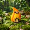 Miniature Ornaments | HandPainted Floral Details, Pumpkin House Figurine, House, for