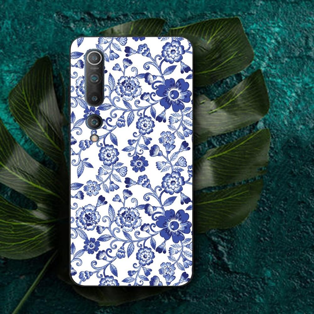 

Blue and white porcelain Phone Case For Redmi Note 4 X 5 A 6 7 8 T 9 9S 10 11 11S 11Epro Poco M3 pro Redmi Note 9pro 4G