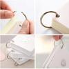 50Pcs Sturdy Metal Binder Rings O Ring Book Binder Rings Metal Opening Ring  Home Office