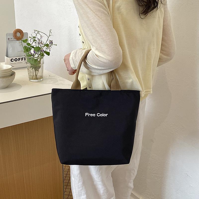 Large Capacity Women's Bag Letters Tote Bag Commuter Shoulder Bag