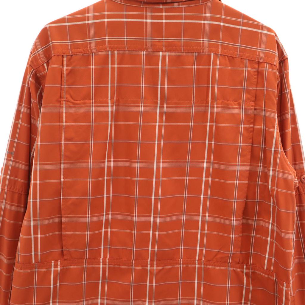 Columbia Check Pattern Long sleeve Silver Ridge Long Sleeve shirt Men's Used