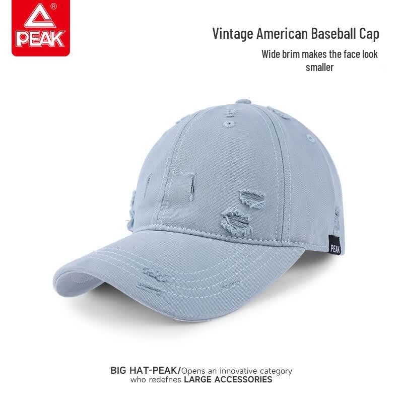 Peak Retro Distressed Baseball Cap