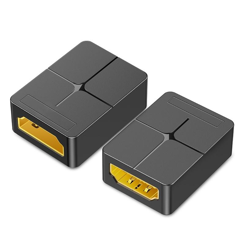 Pack Of 2 Adapter Male To Female Connector Supports 4K And 3D Suitable For TVs Monitors Laptops Smooth Gaming Experience