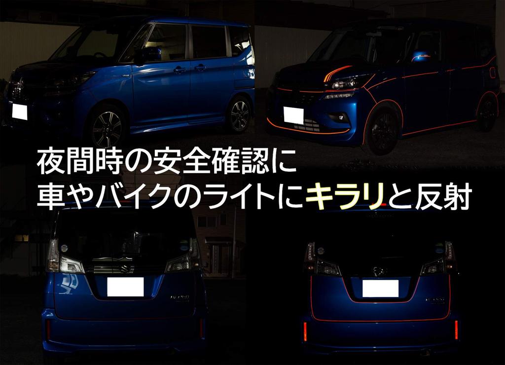 MYS MM-47 Reflective Tape, Red (0.8 Inch X 0.6 Ft (20 Mm X 1.5 M)