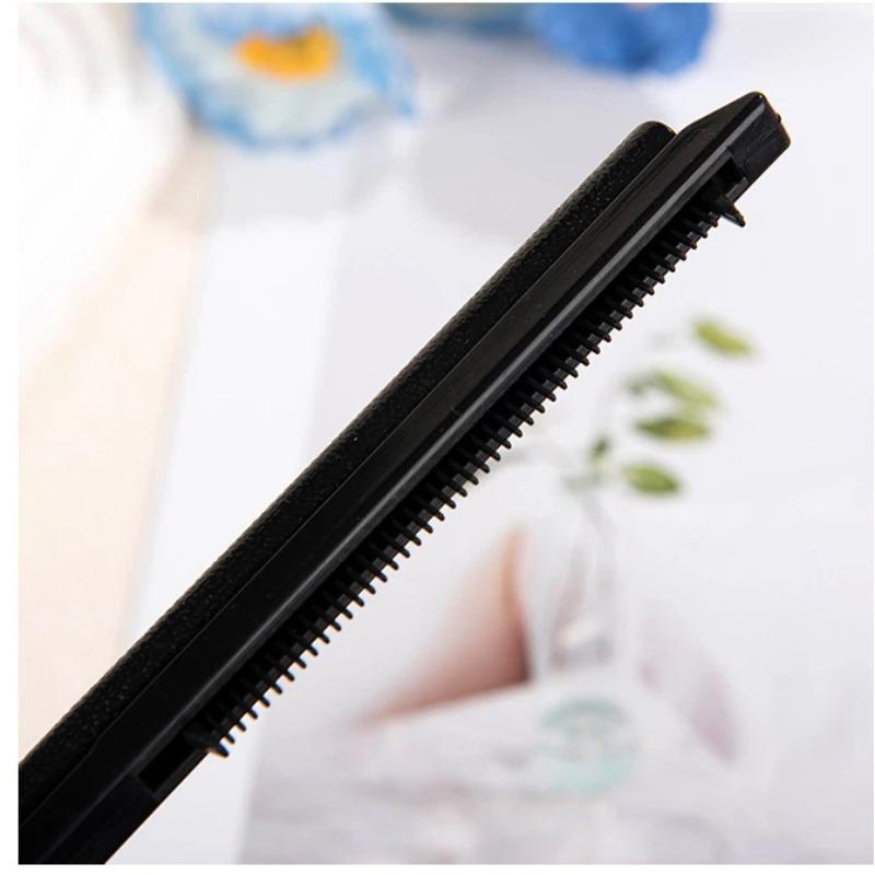 V-Shape Straightening & Volumizing Comb - Root Lift Styling Tool with Heated Teeth for Smoothing & Creating Natural Volume at Home Salon