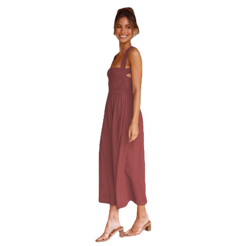 Damen Sommer Sexy Neckholder-Ausschnitt Neckholder-Kleid
