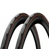 Continental Grand Prix 5000 S TR Tires 700x25c Tubeless Fold Pair Black/Coffee