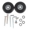 Luggage Spare Wheels Smooth Operation Quick Setups Reliable Suitcases Wheel Part Set Perfect for Various Suitcases Brand