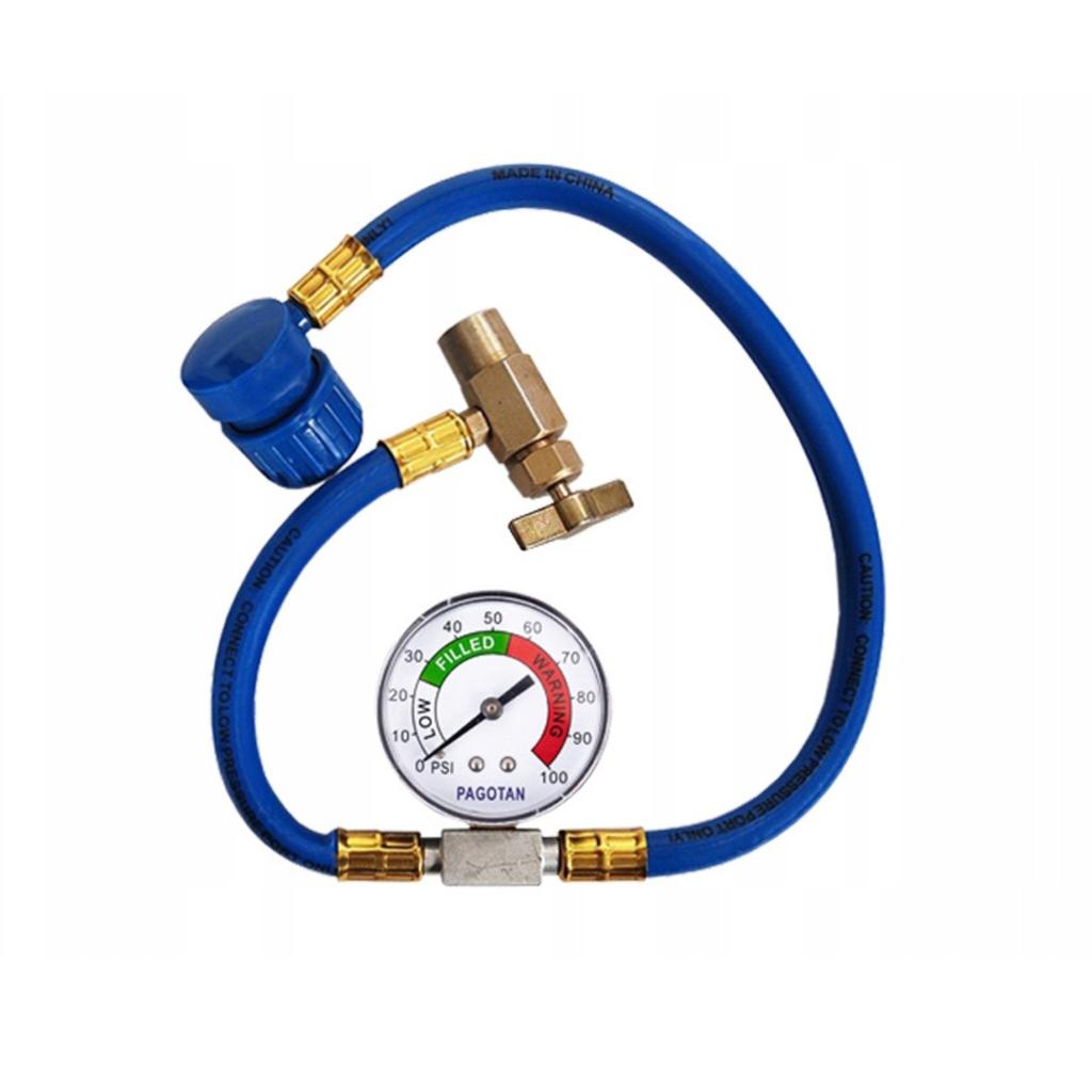 R134-A Refill Hose With Manometer