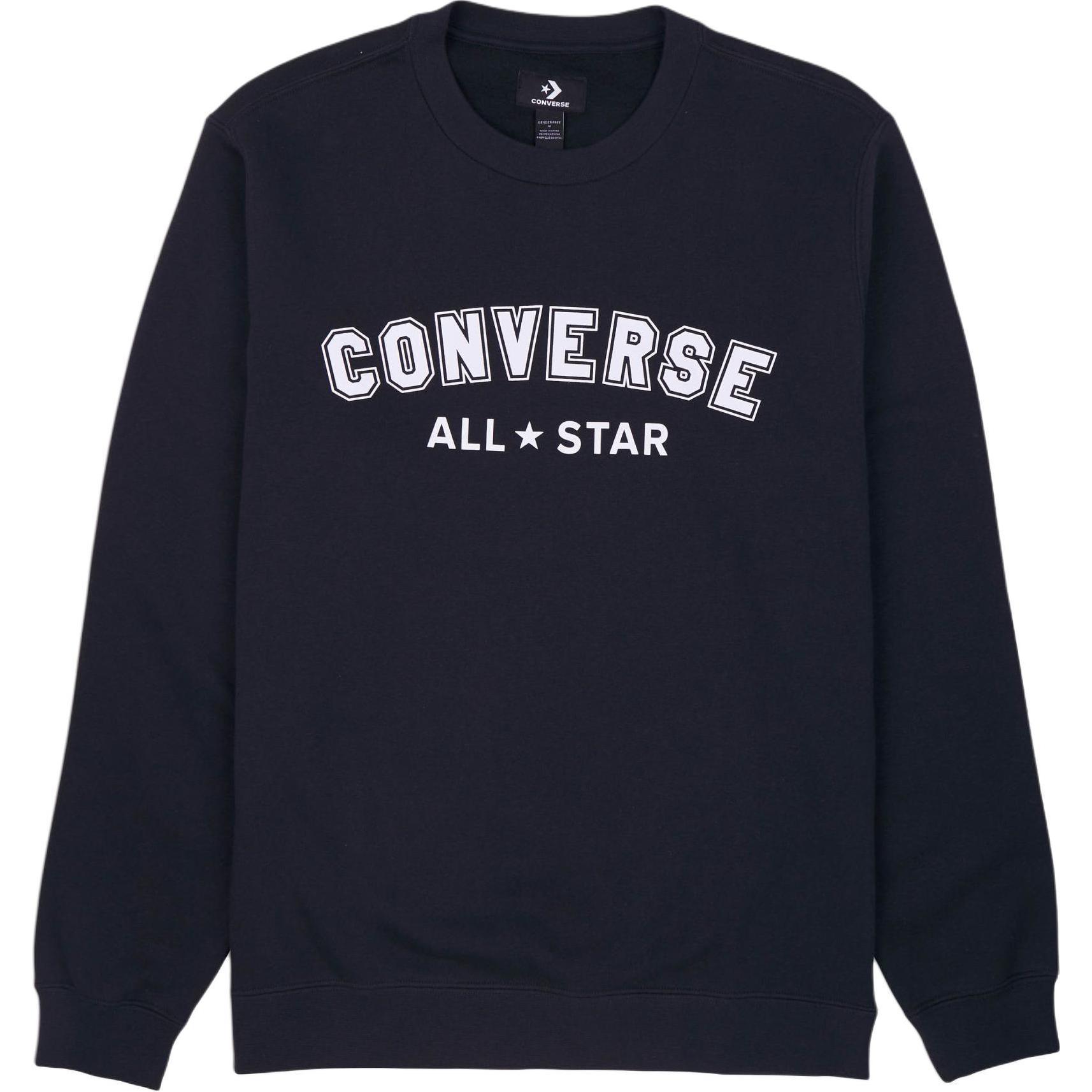 Converse Go to All Star Sweatshirt Unisex Black 10025422-A01 XS