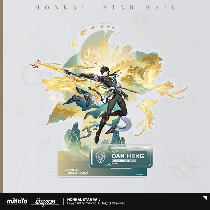 Sunsyea Honkai Star Rail Official Merch miHoYo Original Authentic The Preservation Path Acrylic Stand Keychain Badge Aventurine