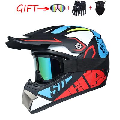 Homedo Casco da motociclista per adulti Bambini Casco da motocross professionale fuoristrada ATV Dirt Bike Accessori