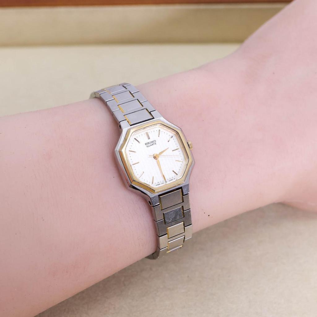 [USED] Working SEIKO Octagon Women's Watch with SGP Bezel, 2235