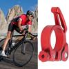 31.8MM Fahrradsattelklemme Aluminiumlegierung Schnellspanner Mountain Road Bike SattelstützenklemmeRot